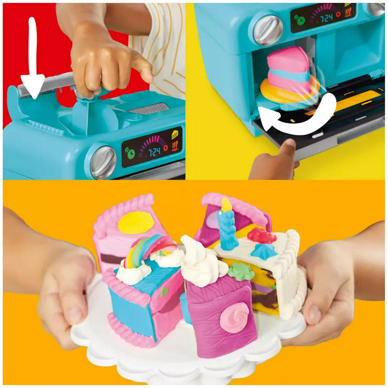Play-Doh Super Slice Cake Playset 11 Tubs, imported from the UK