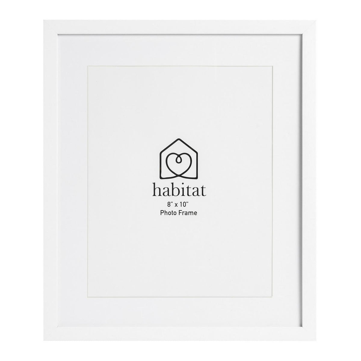Habitat Single Mount White Photo Frame 8x10 inches, UK version