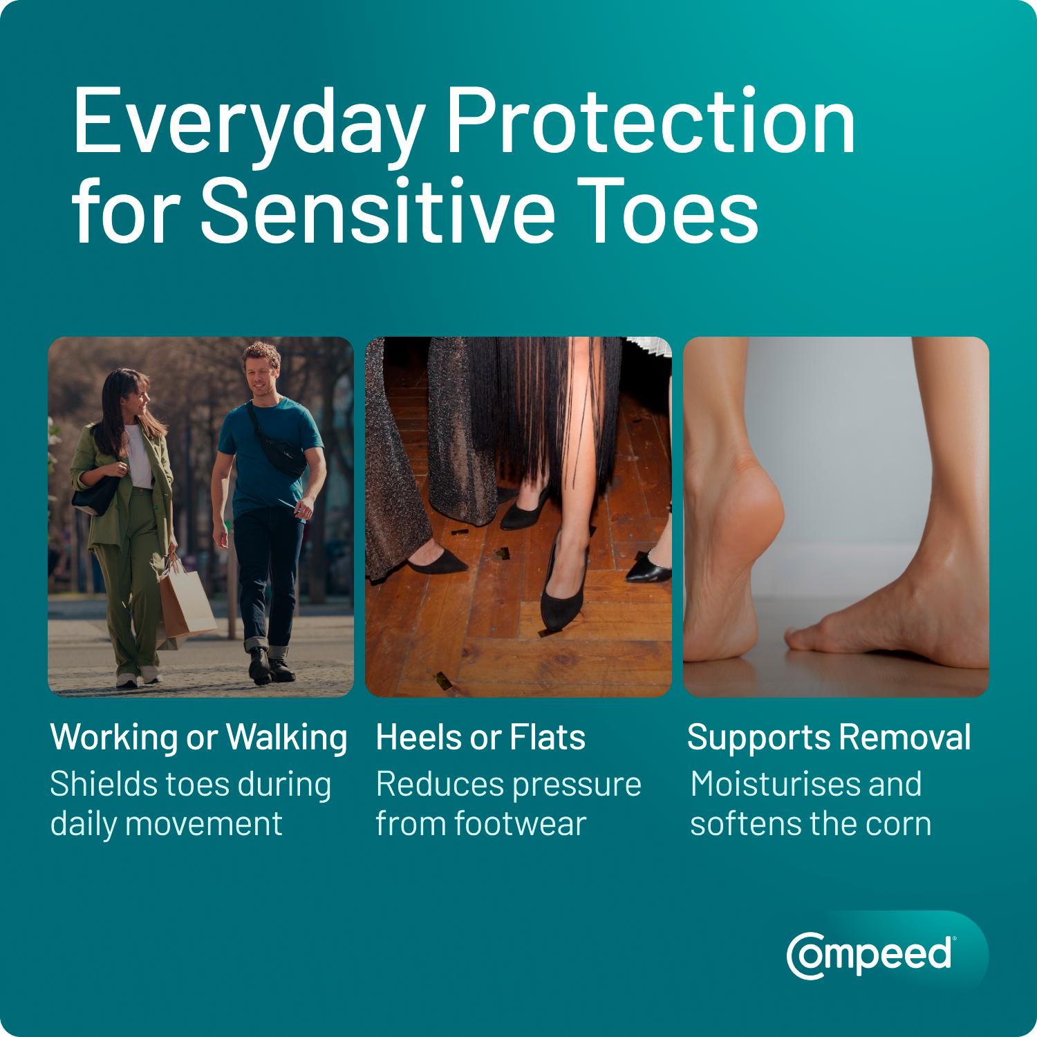 Compeed Corn Plasters 10 pack Foot Patches - British product