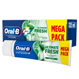 Ultimate Fresh Toothpaste with Whitening and Cavity Protection 125ml