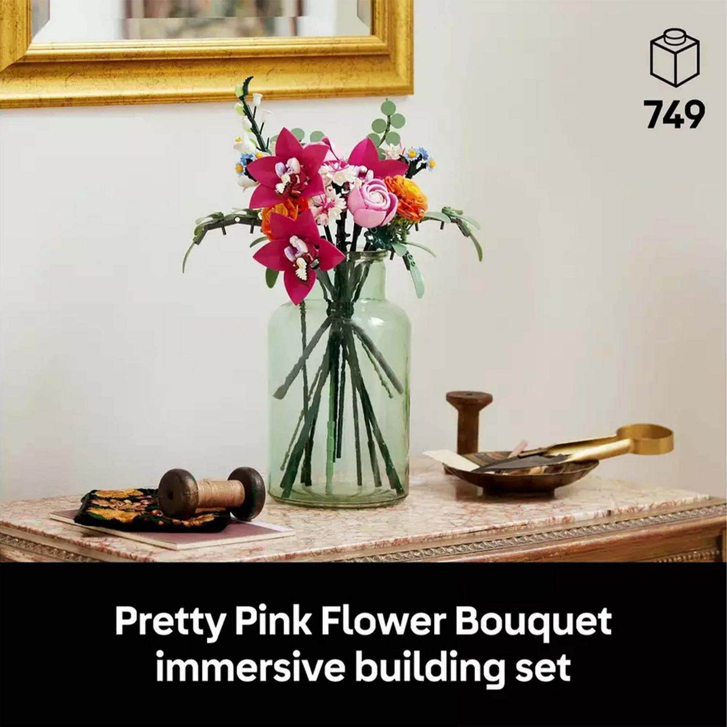 LEGO Botanicals flower bouquet building kit, imported from the UK