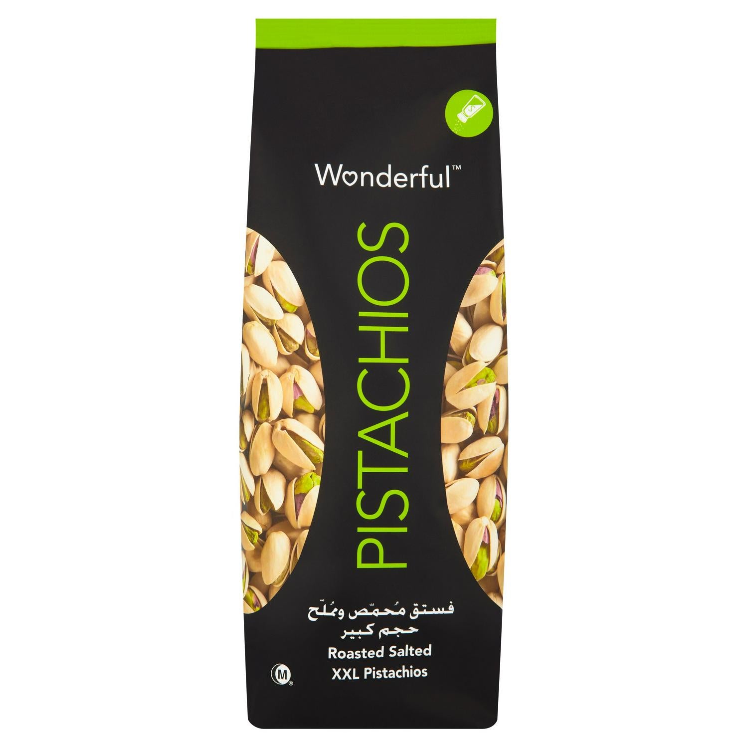 Wonderful roasted salted XXL pistachios 450g (British brand)