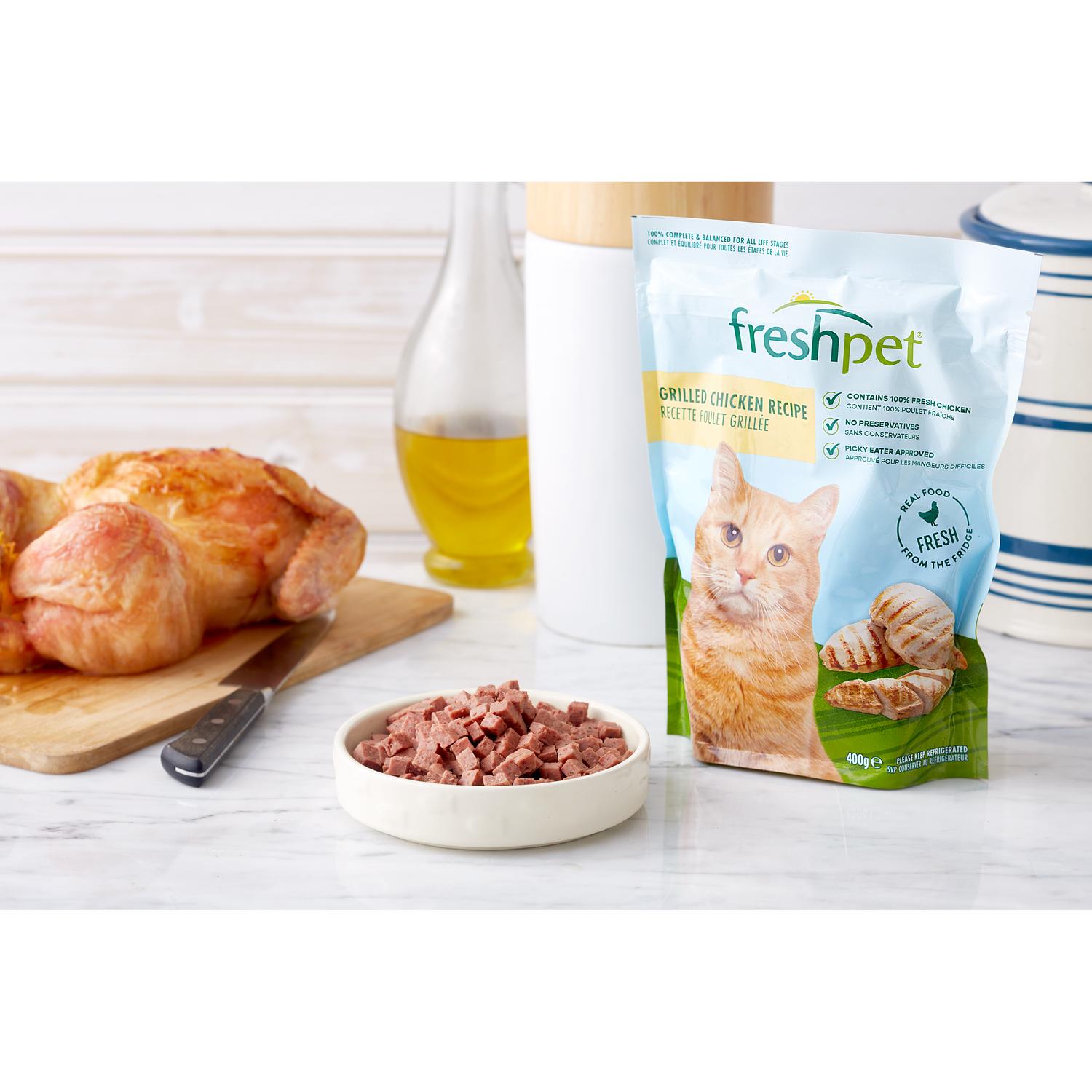 Freshpet Grilled Chicken Cat Food 400g - British product