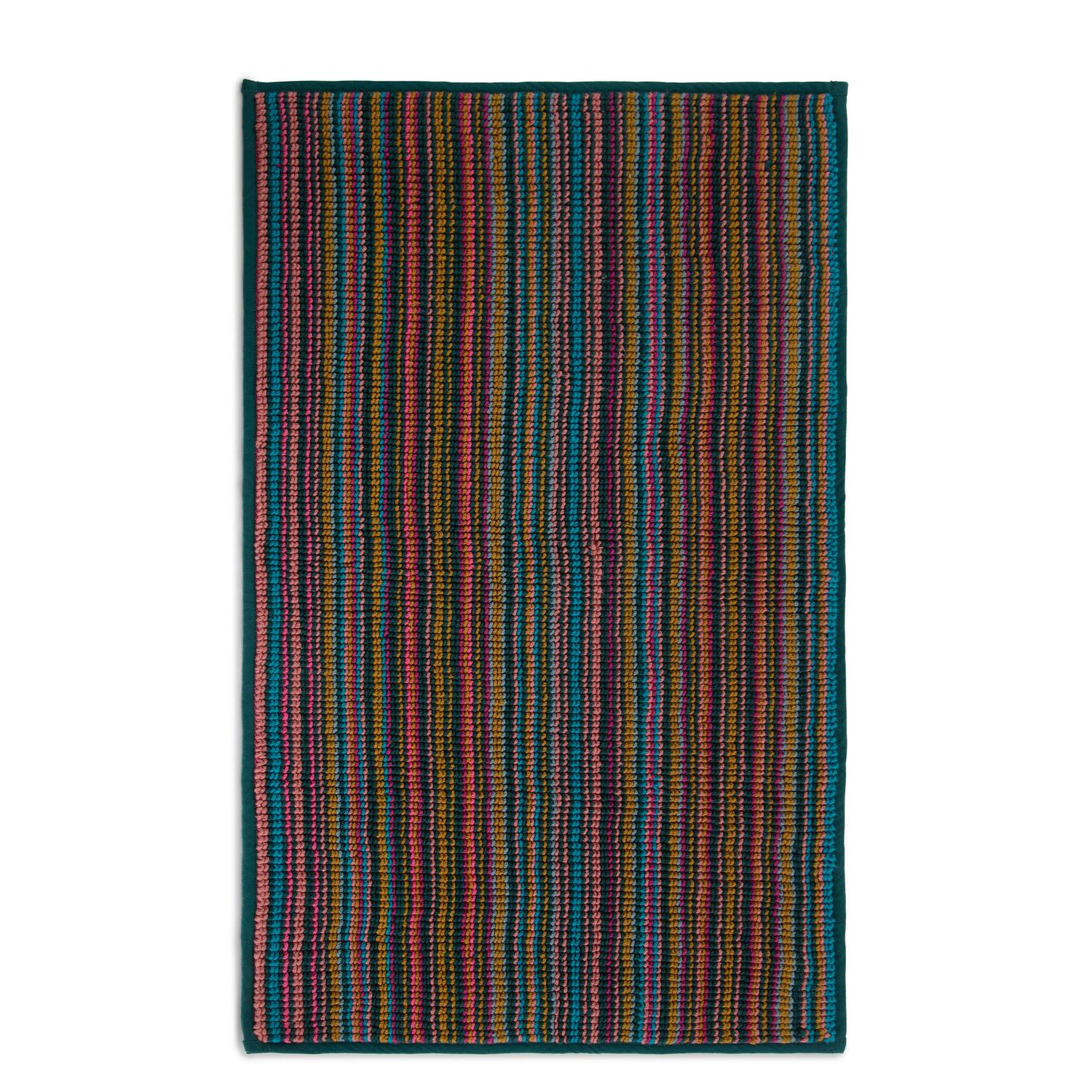 Habitat Skinny Bright Stripe Bath Mat 80cm x 50cm, UK version