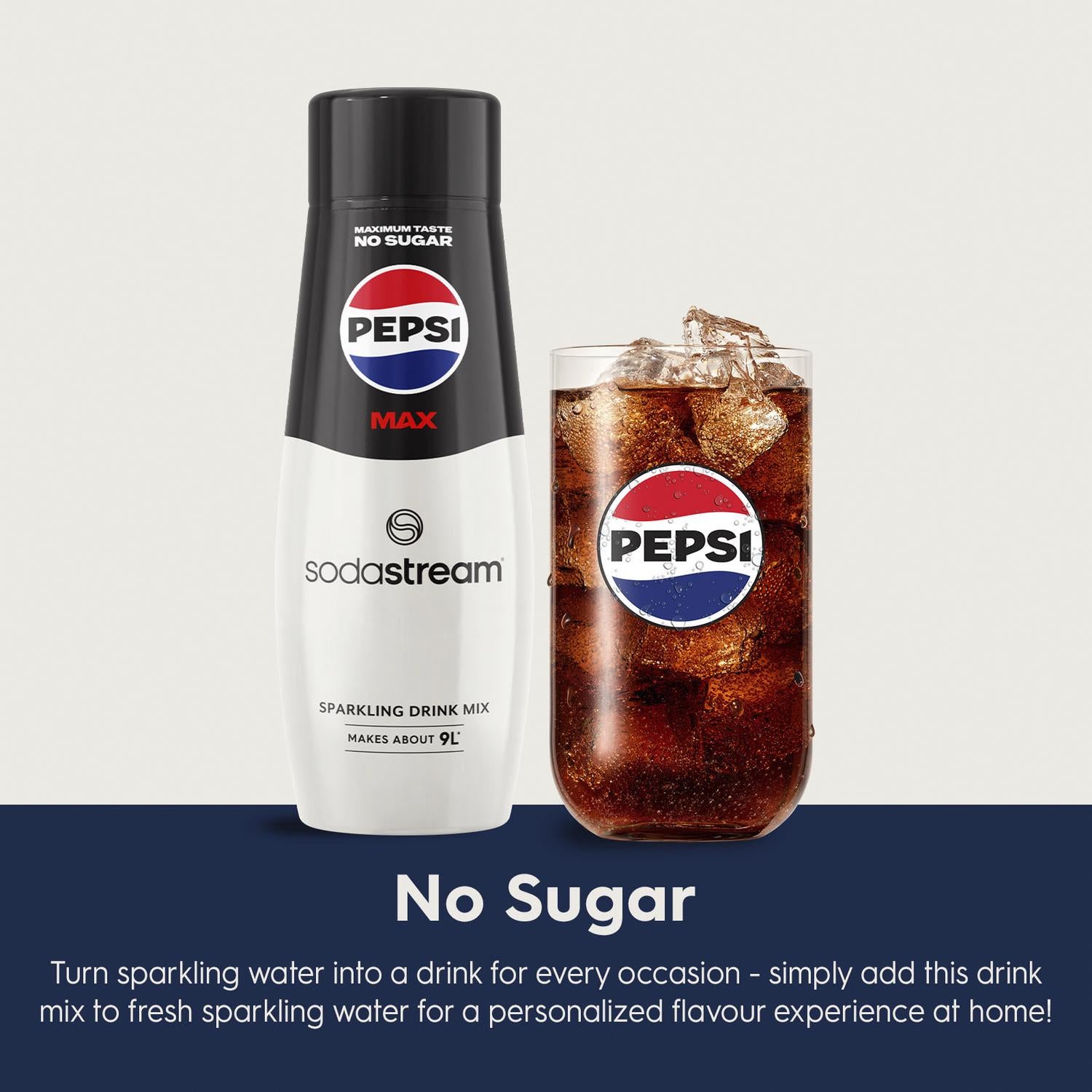 Pepsi Max Sodastream Sparkling Drink Mix 440 ml