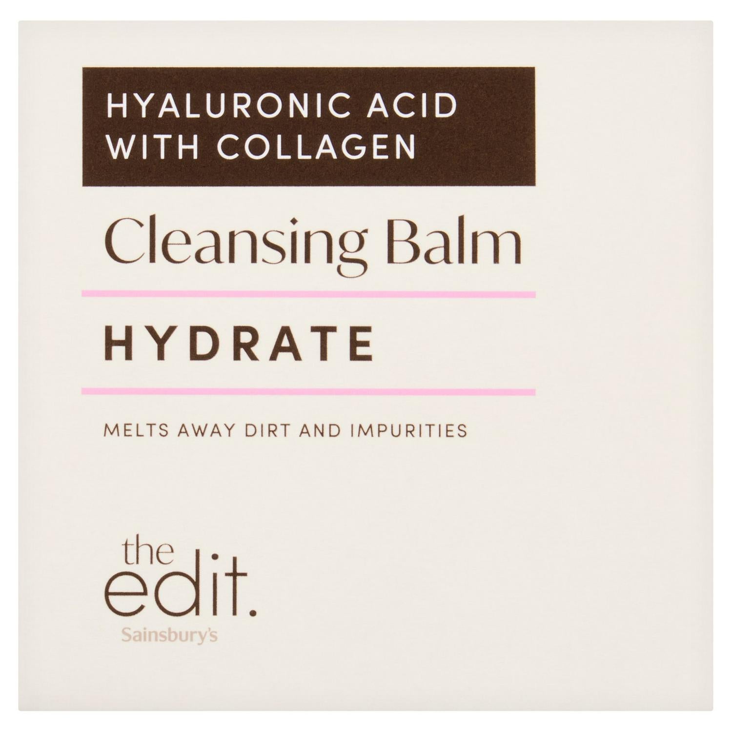Sainsbury's Hyaluronic Acid Cleansing Balm Hydrate 100g (British brand)