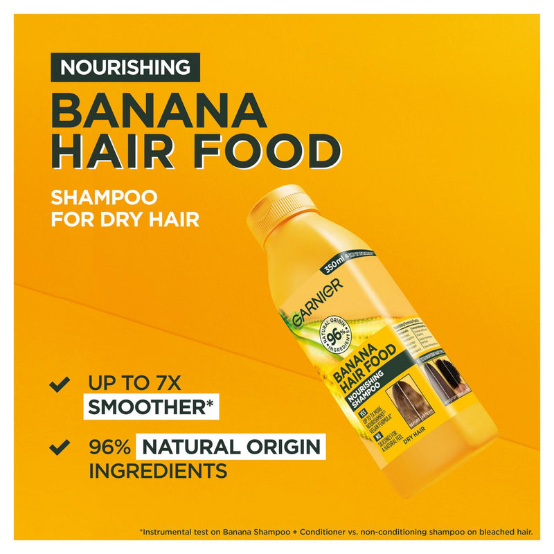 Garnier Banana Hair Food Shampoo for Dry Hair 350ml, UK version