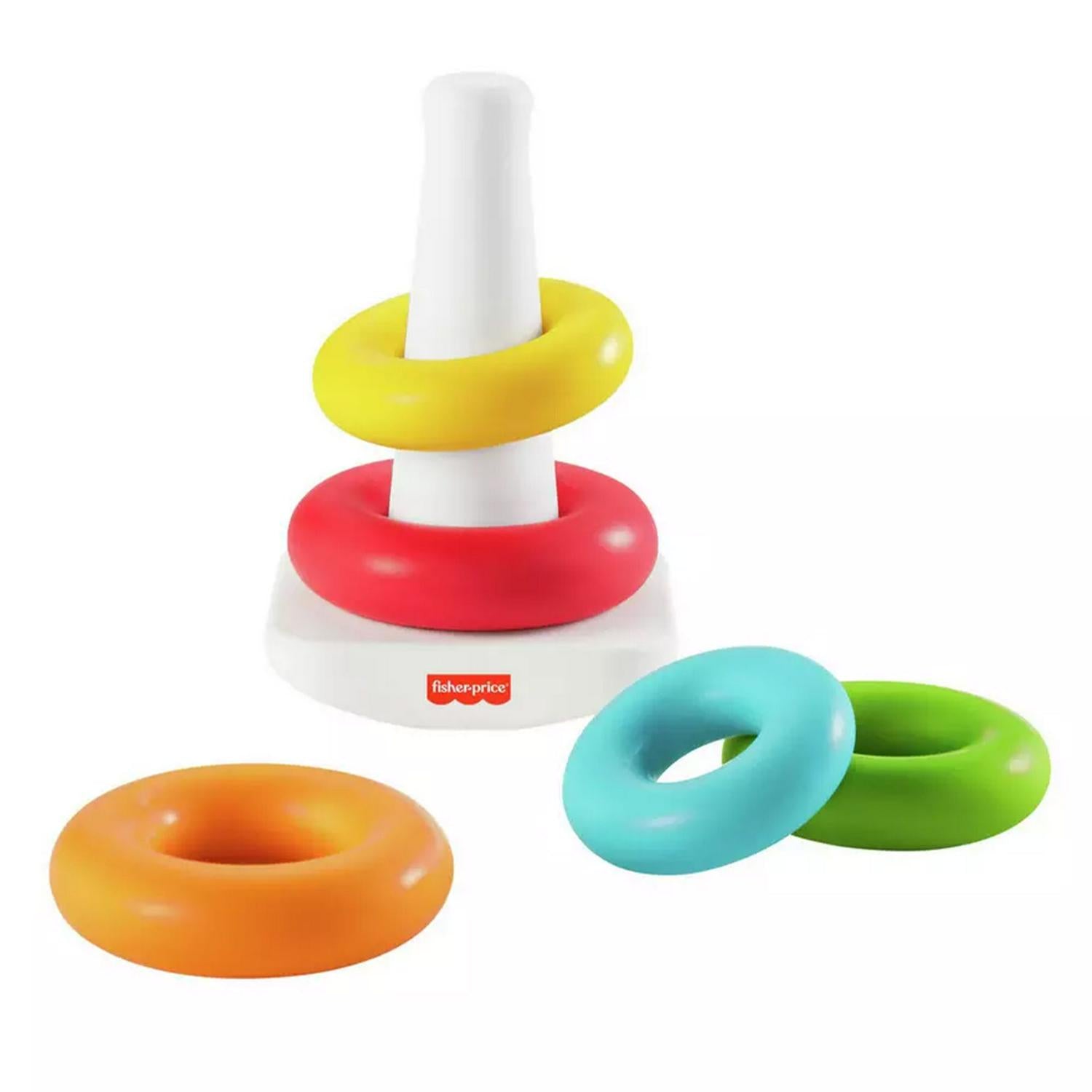 Fisher-Price Rock-a-Stack Rings Baby Stacking Toy - British product