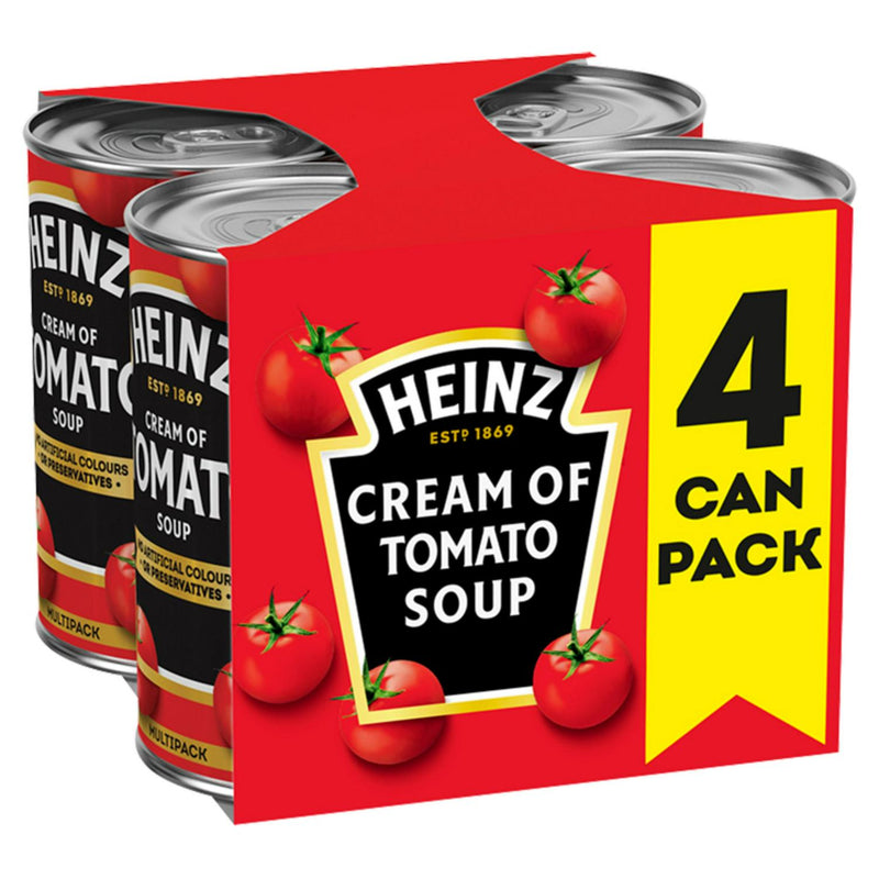 Heinz Cream of Tomato Soup 4 x 400g - British product