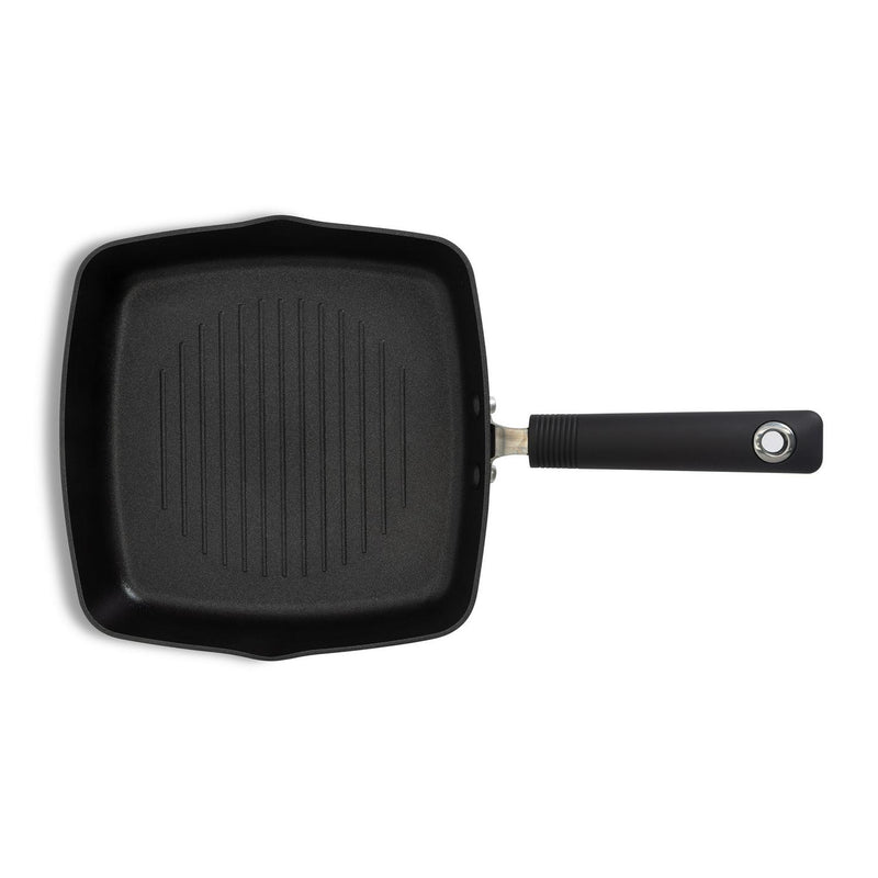 Habitat Black Aluminium Griddle Pan 24cm Non-Stick, UK version