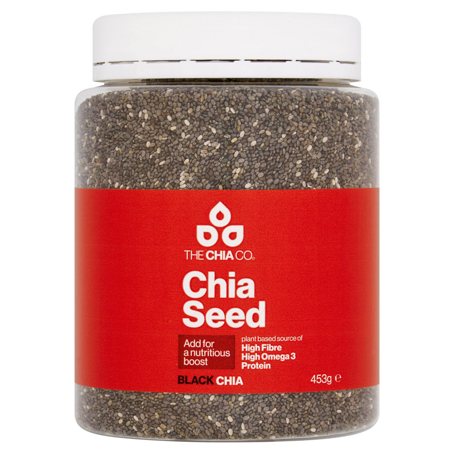 The Chia Co Black Chia Seed container 453g (British brand)