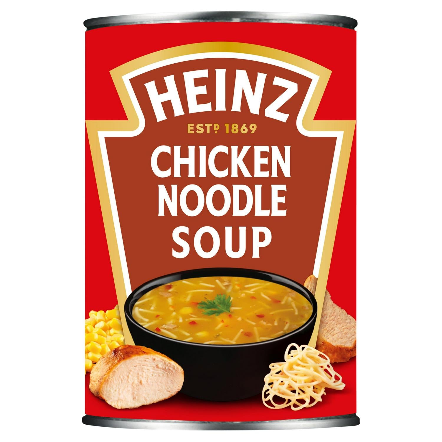 Heinz Chicken Noodle Soup Canned 400g tin product, UK version