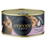 Encore Tuna with Shrimp In Broth Natural Cat Food Tin 70g