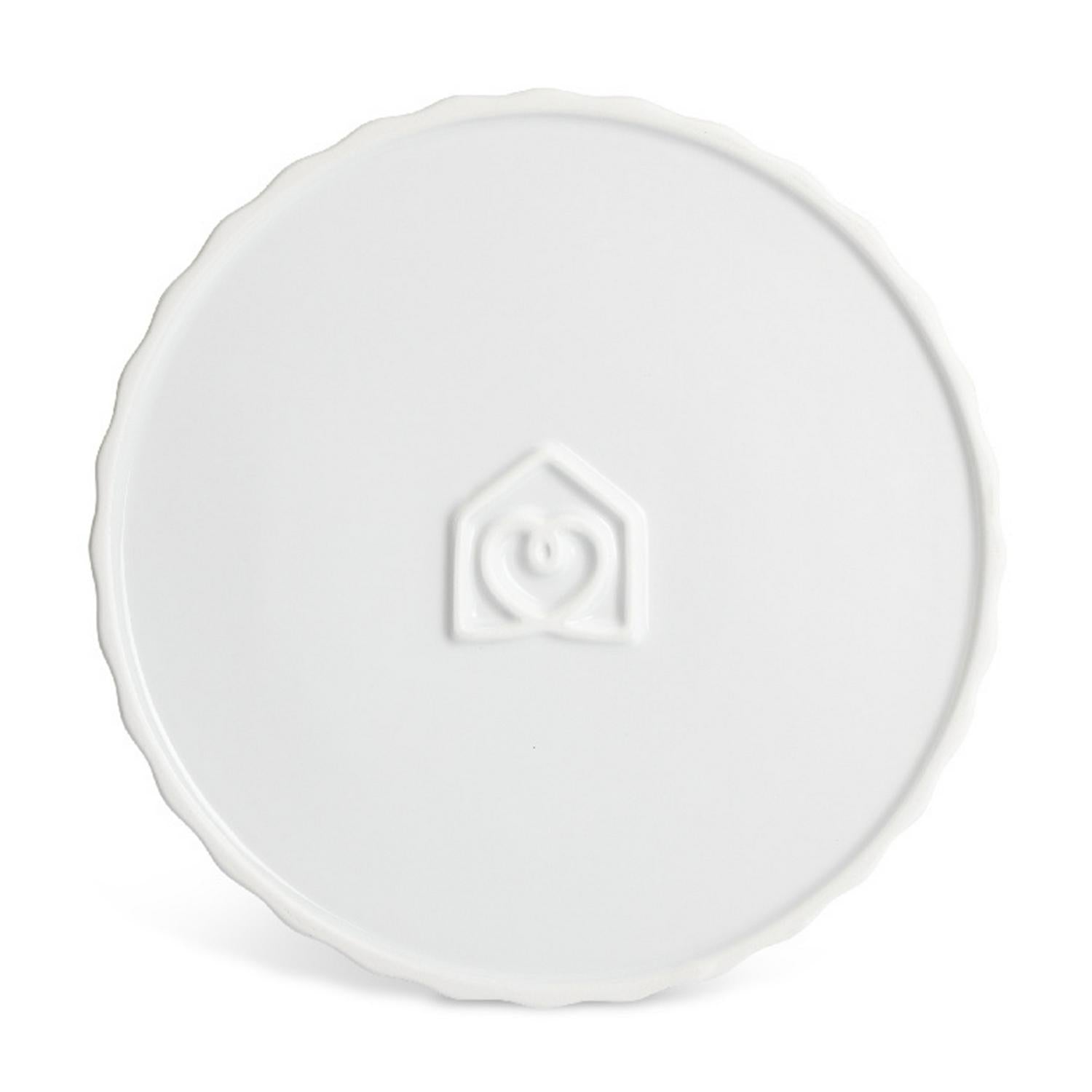 Habitat Riko porcelain pie dish cream 24cm, UK version