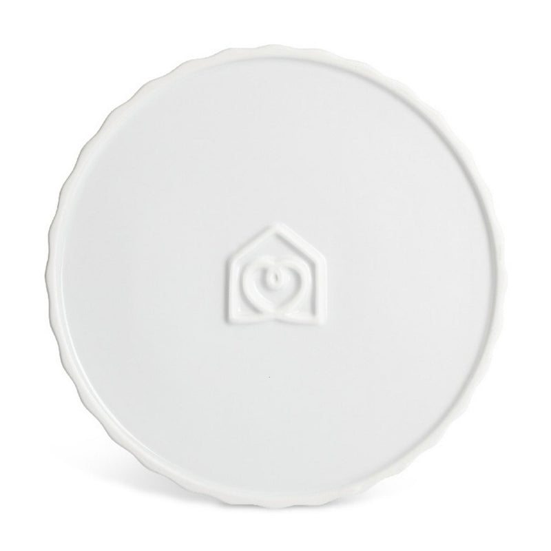 Habitat Riko porcelain pie dish cream 24cm, UK version