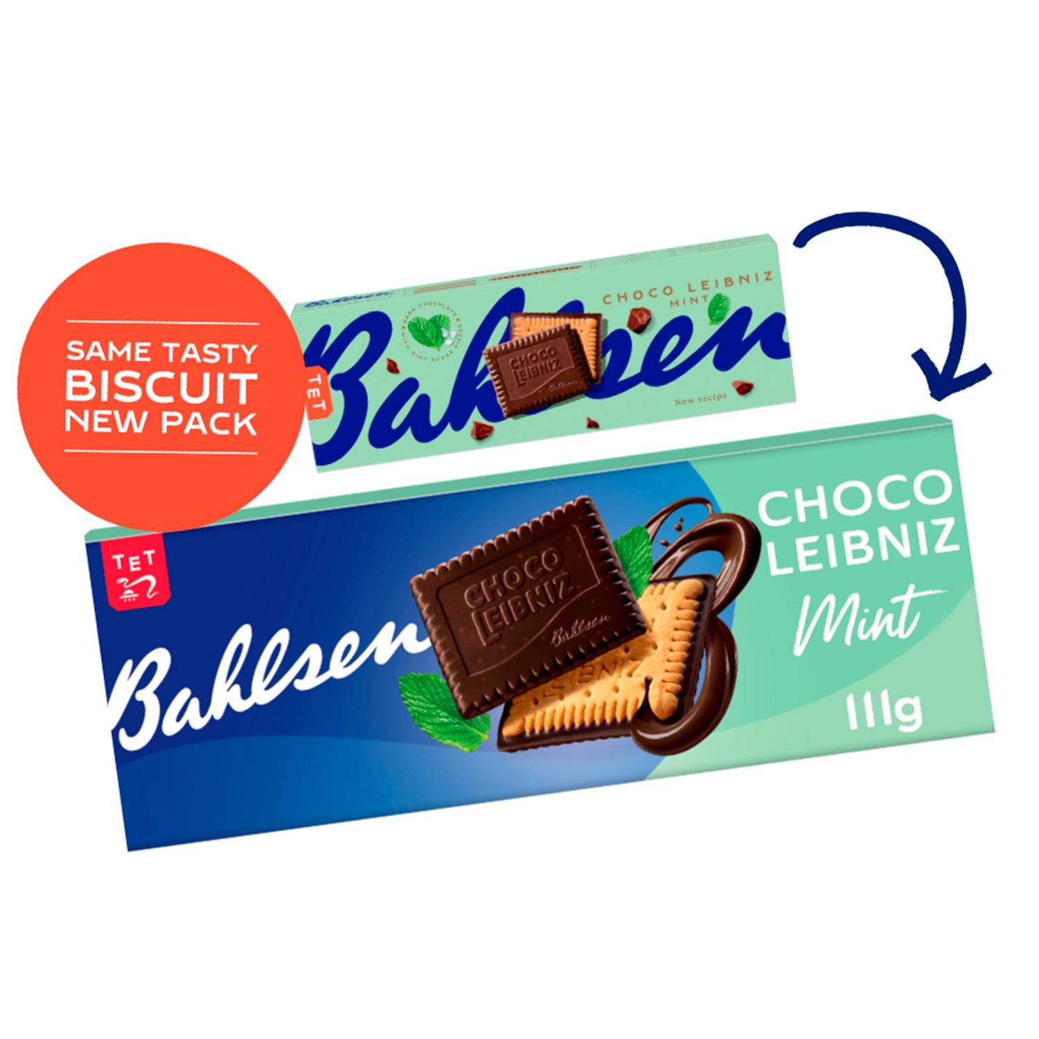 Butter Biscuits with Dark Chocolate and Peppermint Sugar Pieces 111g