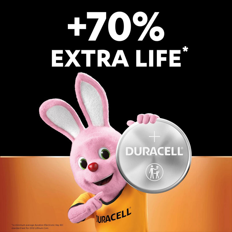 Duracell CR2032 Lithium Coin Battery 3V - British product