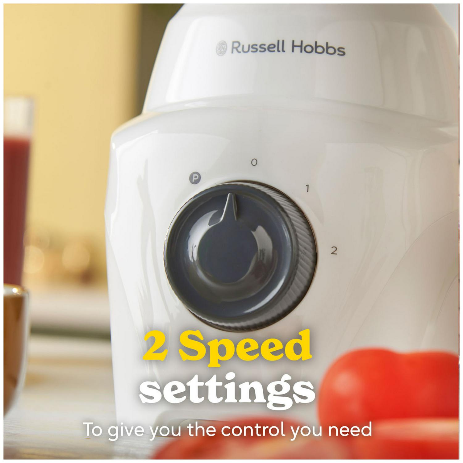 Russell Hobbs Go Create 1.5L Glass Jug Blender, imported from the UK