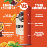 Remedy kombucha mango passion 4x300ml, imported from the UK