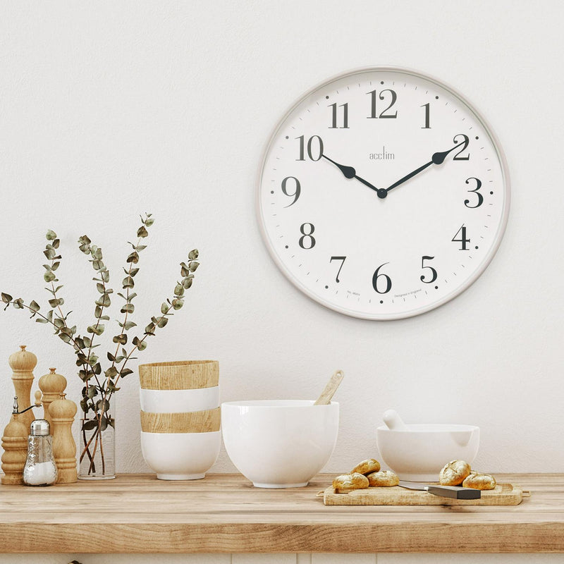 Acctim Denham wall clock Mocha 30cm - British product