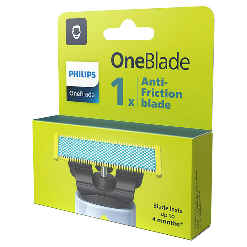 Philips OneBlade replacement blade Anti Friction, imported from the UK