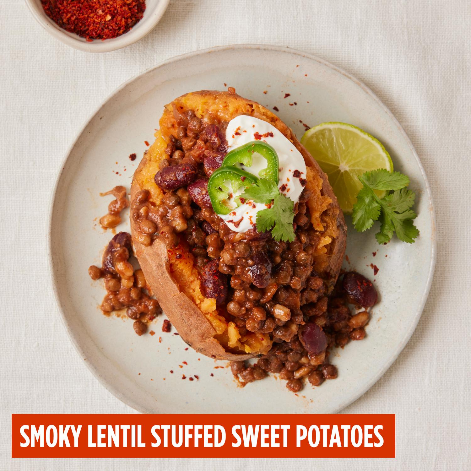 Merchant Gourmet Spicy Cajun Lentils & Kidney Beans 250g, imported from the UK