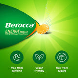 Berocca Orange effervescent vitamin tablets 15s (British brand)