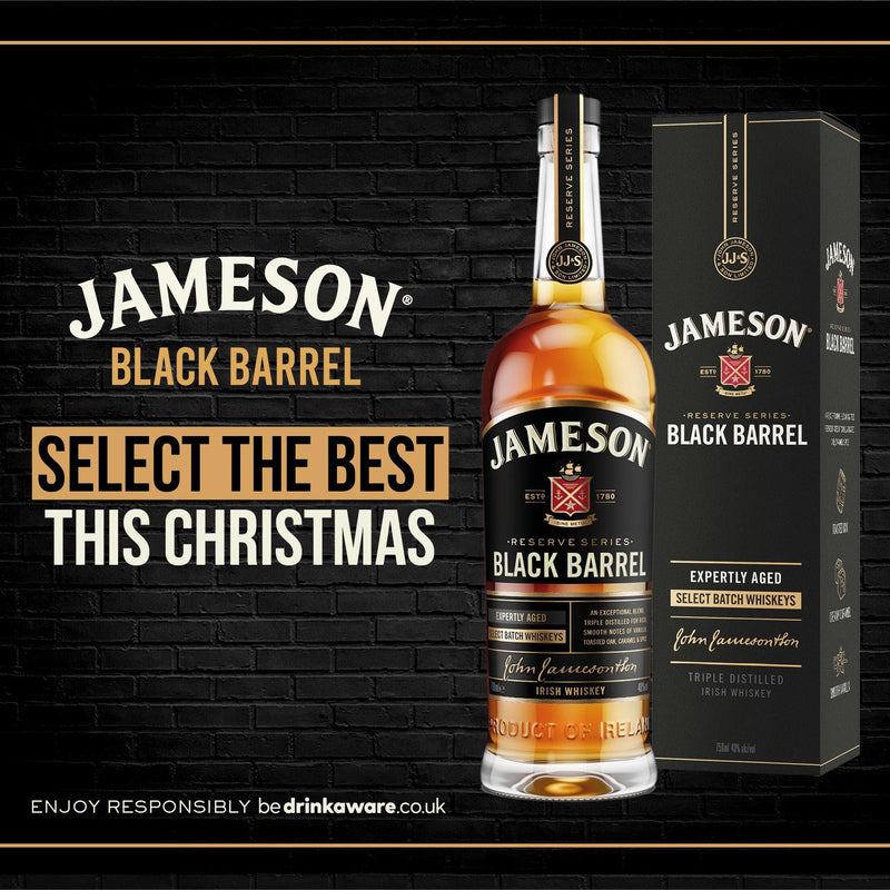 Jameson Irish whiskey Black Barrel 70cl - British product