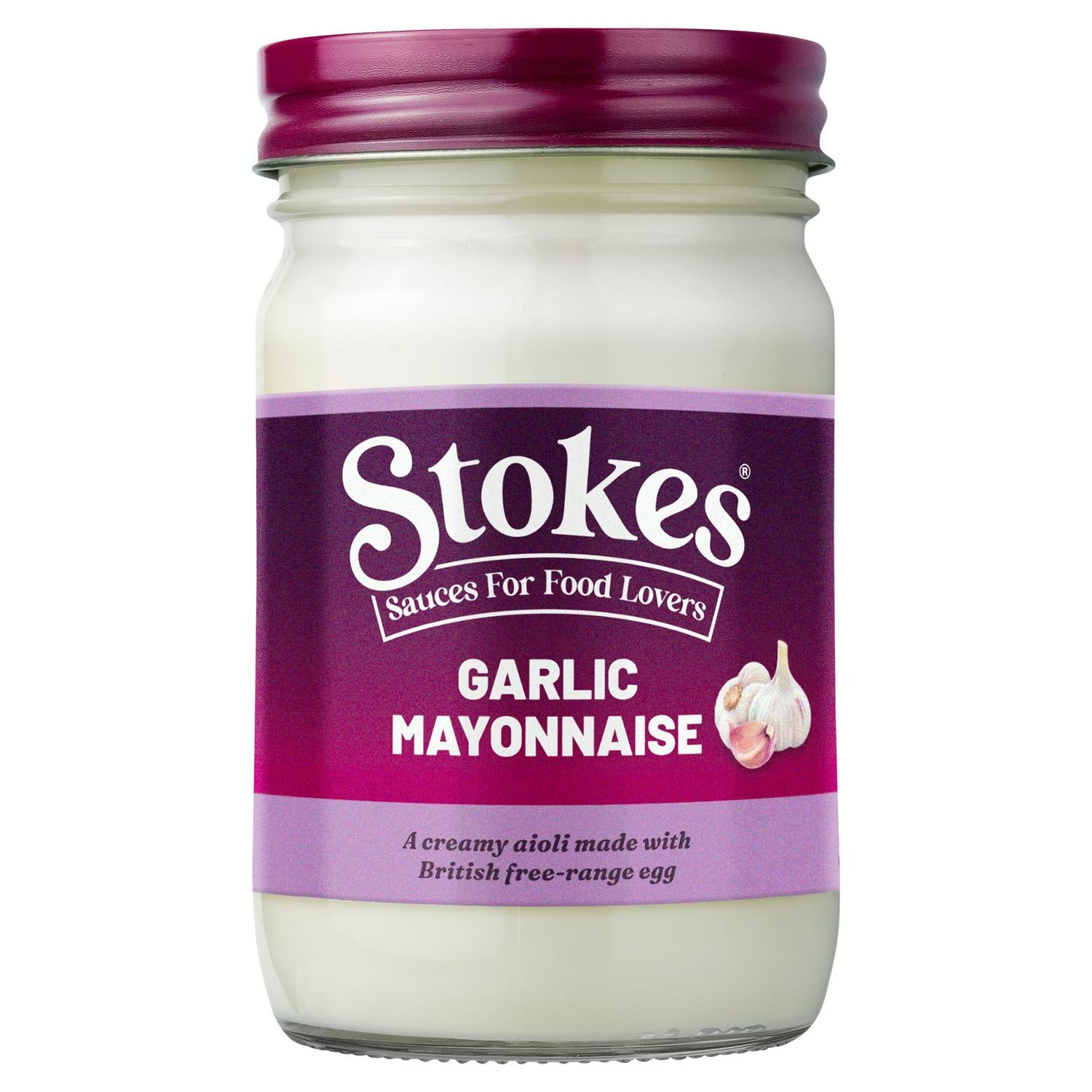 Stokes Garlic Mayonnaise 345g dairy free product (British brand)