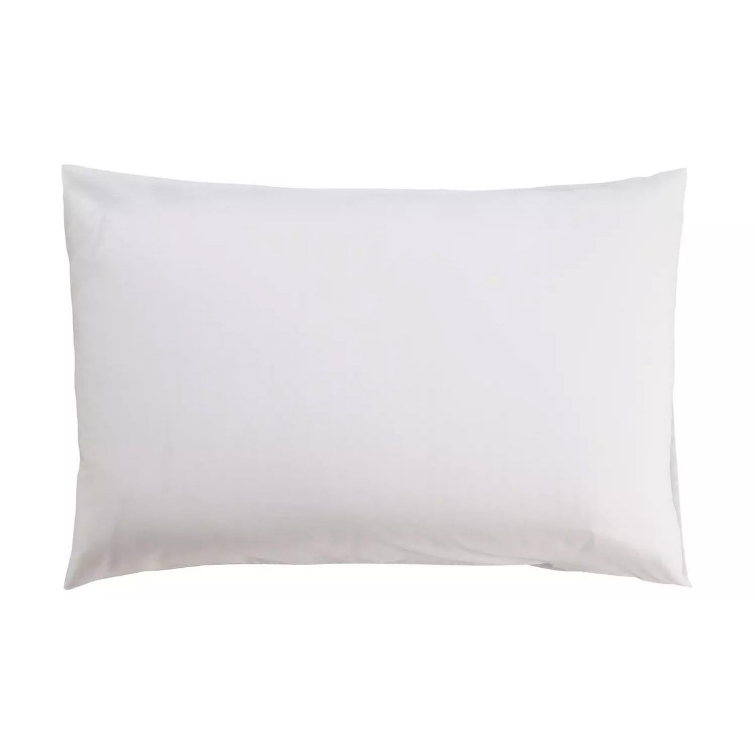 Sainsbury's Home White Poly Cotton Pillowcase Pair 75x50cm (British brand)