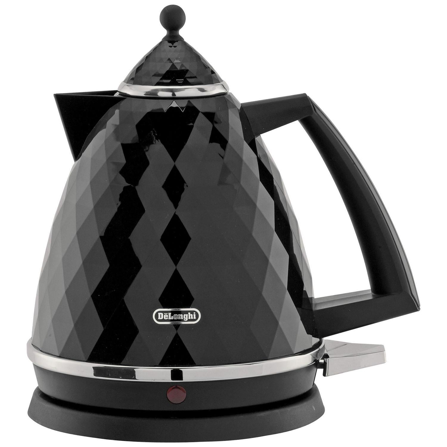 De'Longhi Kettle Brillante Black 1.7 Litre - British product