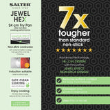 Salter Jewel Hex 24cm Frying Pan (British brand)