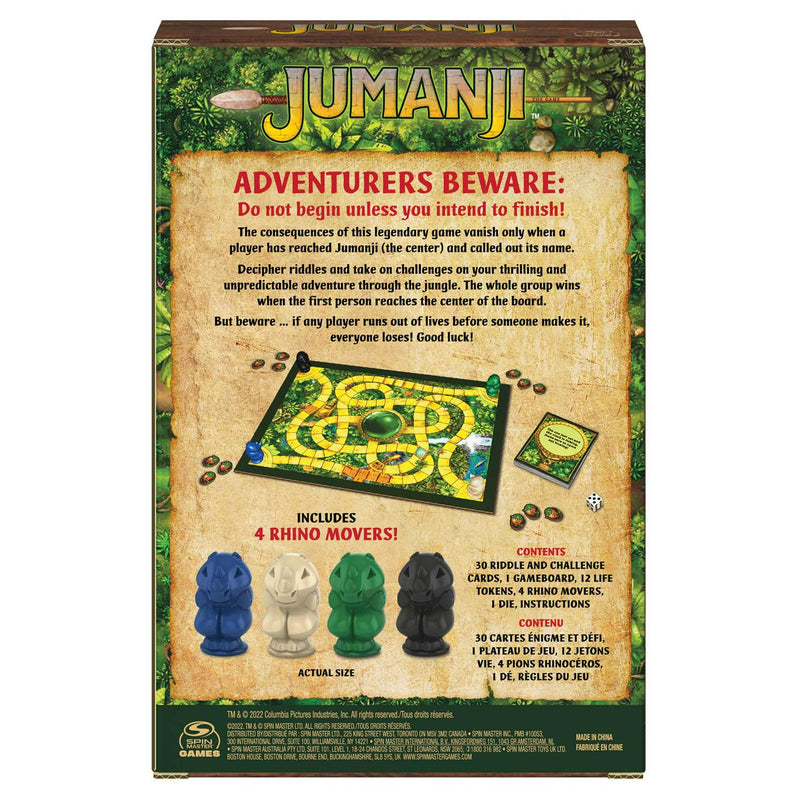 Spin Master Jumanji Game Assortment 11.92cm, imported from the UK