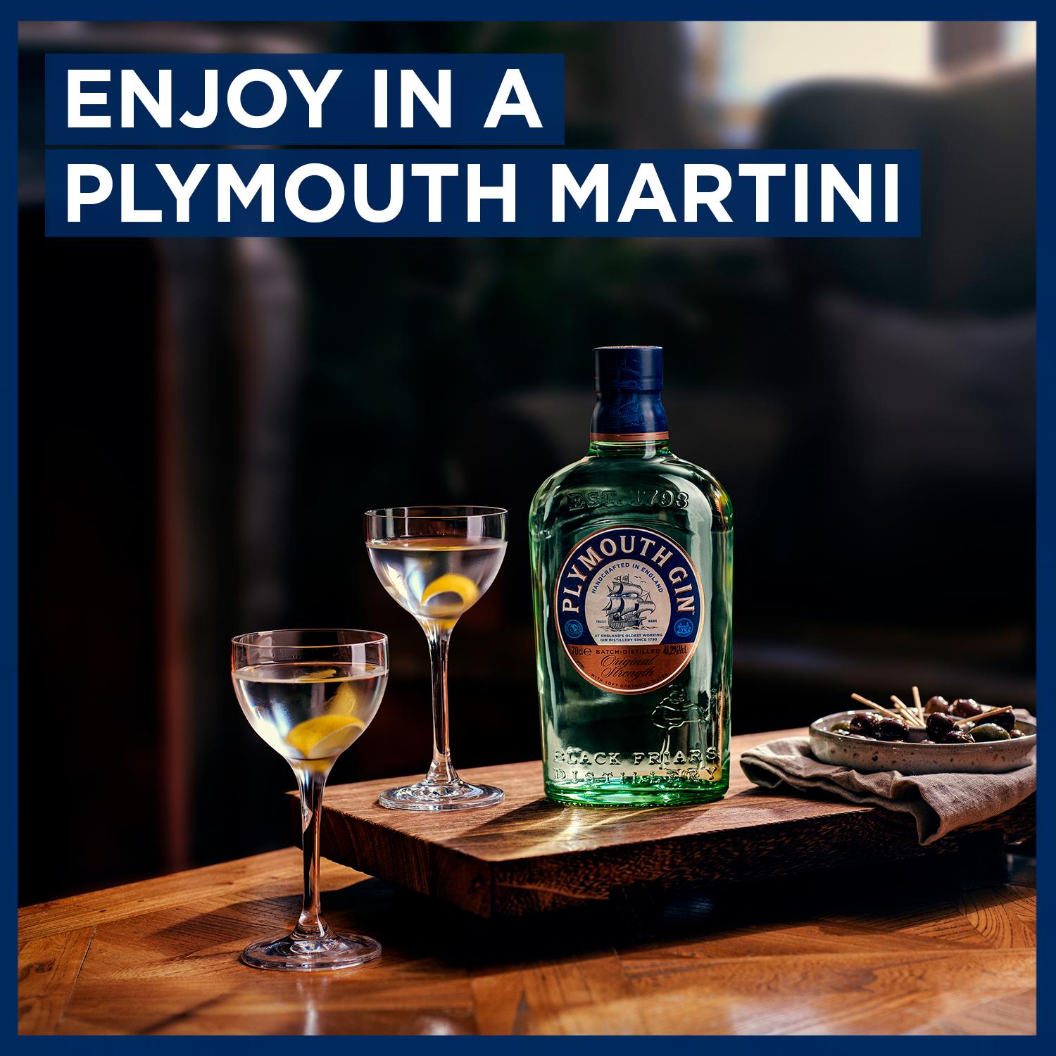 Plymouth original strength gin 70cl - British product