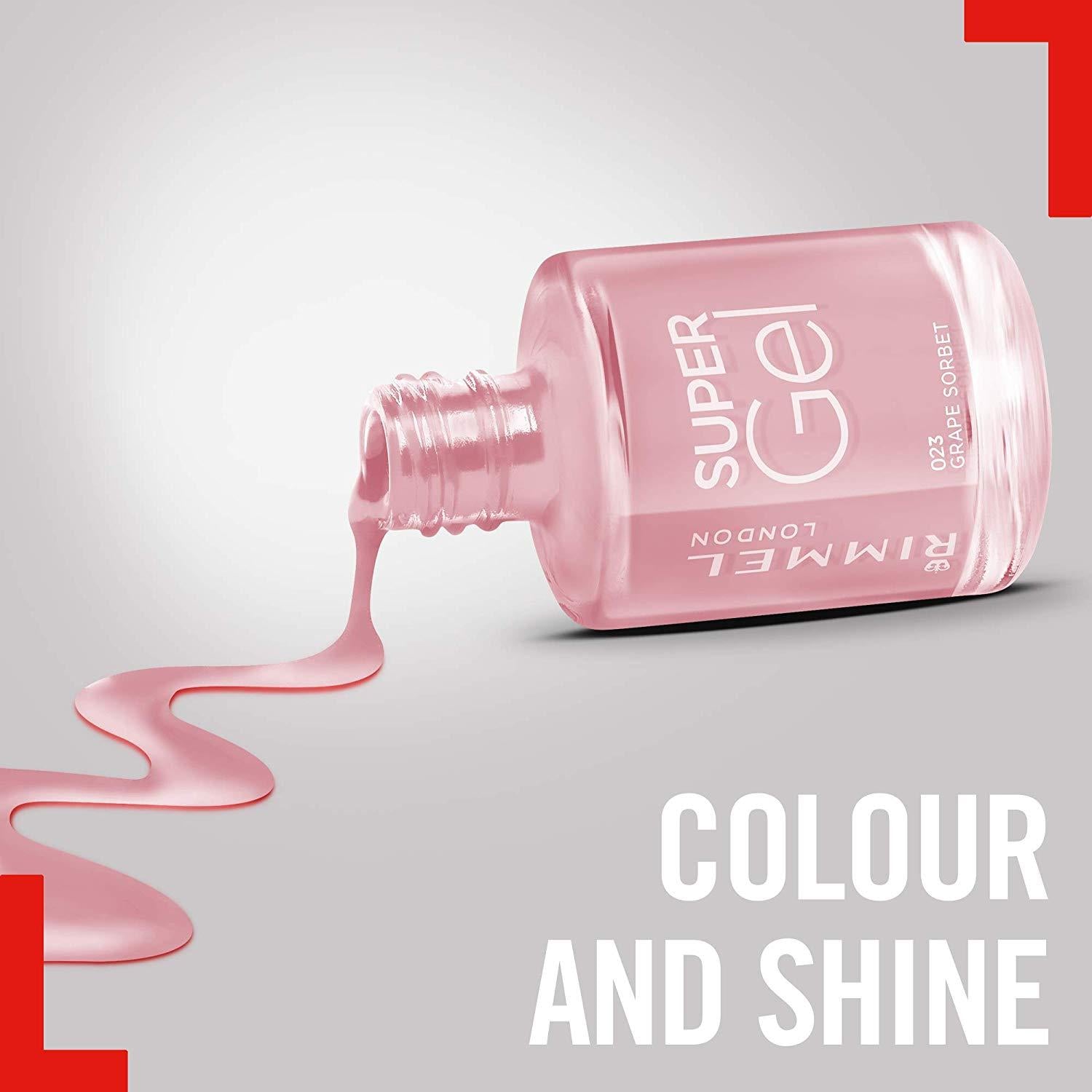 Rimmel Super Gel Grape Sorbet nail polish (British brand)