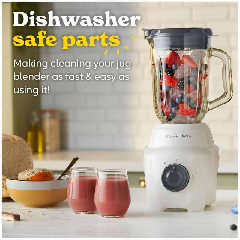 Russell Hobbs Go Create 1.5L Glass Jug Blender, imported from the UK