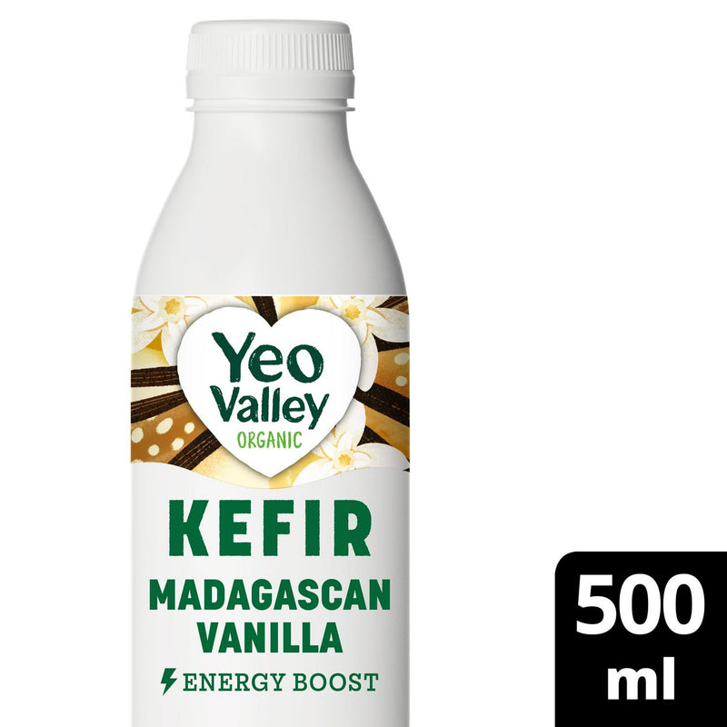 Yeo Valley Organic Kefir Madagascan Vanilla 500ml - British product