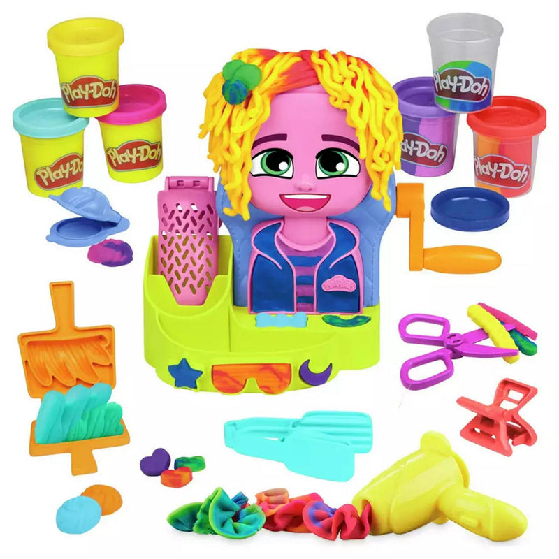 Play-Doh Hair Stylin Salon Playset 340g, imported from the UK