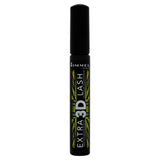 Rimmel London Extra 3D Lash Mascara Extreme Black 8ml, imported from the UK