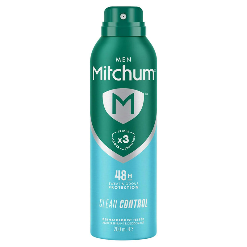 Mitchum male clean control deodorant spray 200ml, imported from the UK