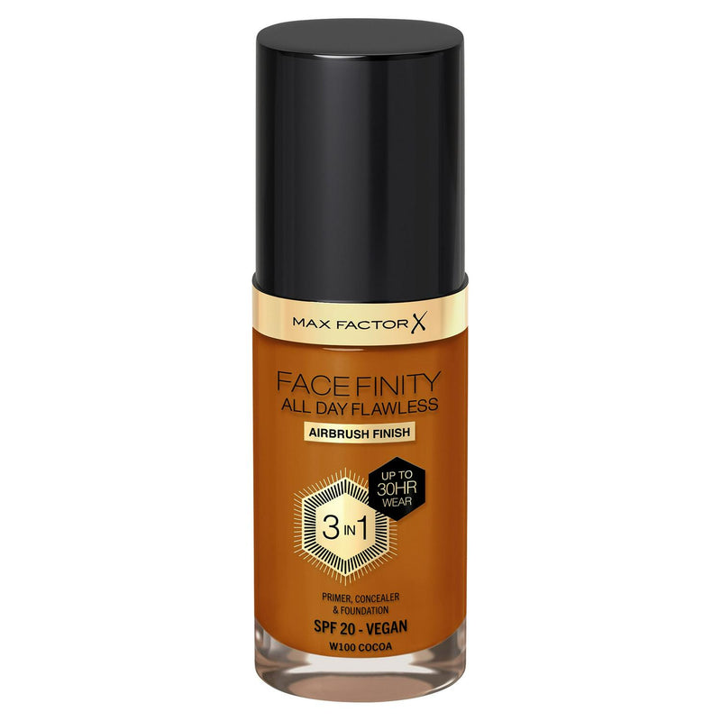 Max Factor 100 Cocoa liquid foundation 30ml, imported from the UK