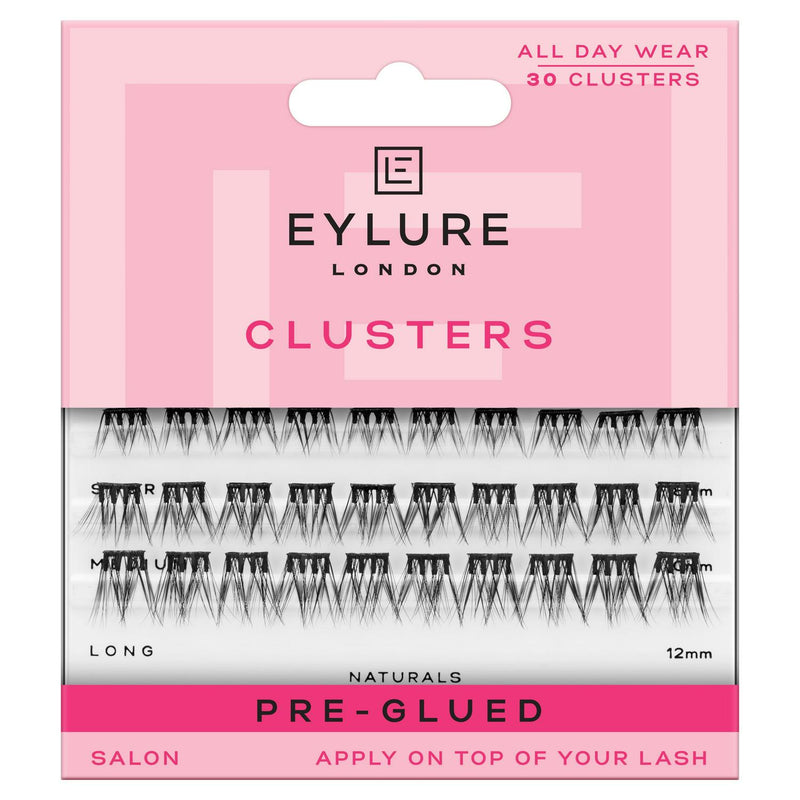 Pre-Glued False Eyelash Clusters 30-Pack