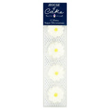 House of Cake Daisies sugar decorations 12 pack, UK version