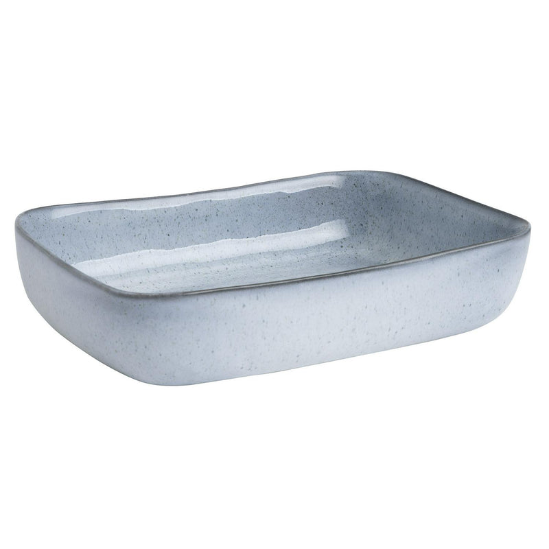Habitat Evora blue stoneware roasting dish medium - British product