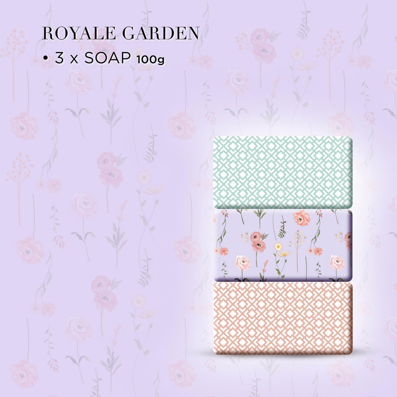 Baylis & Harding Royale Garden Luxury Wrapped Soaps Gift Set