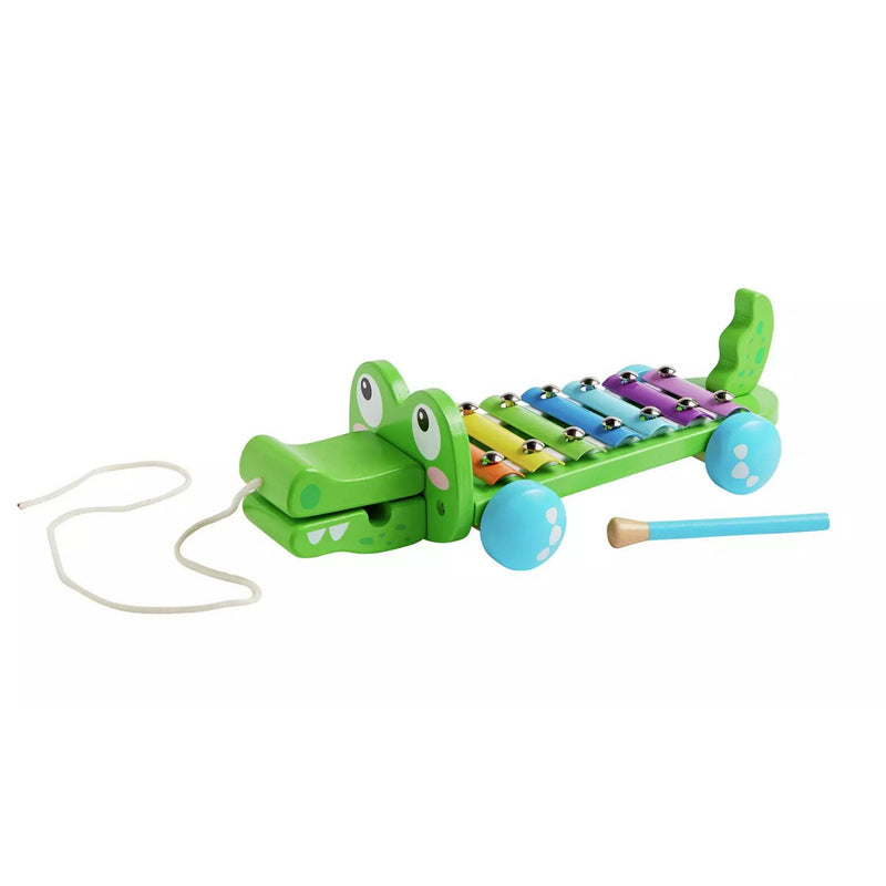 Chad Valley Crocodile Xylophone Wooden Toy - British product