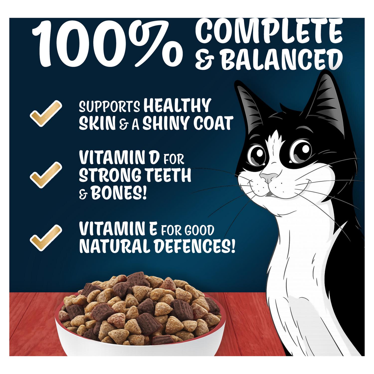 Felix dry cat food beef chicken vegetables 2kg UK version