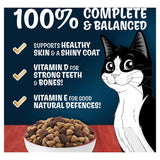 Felix dry cat food beef chicken vegetables 2kg UK version