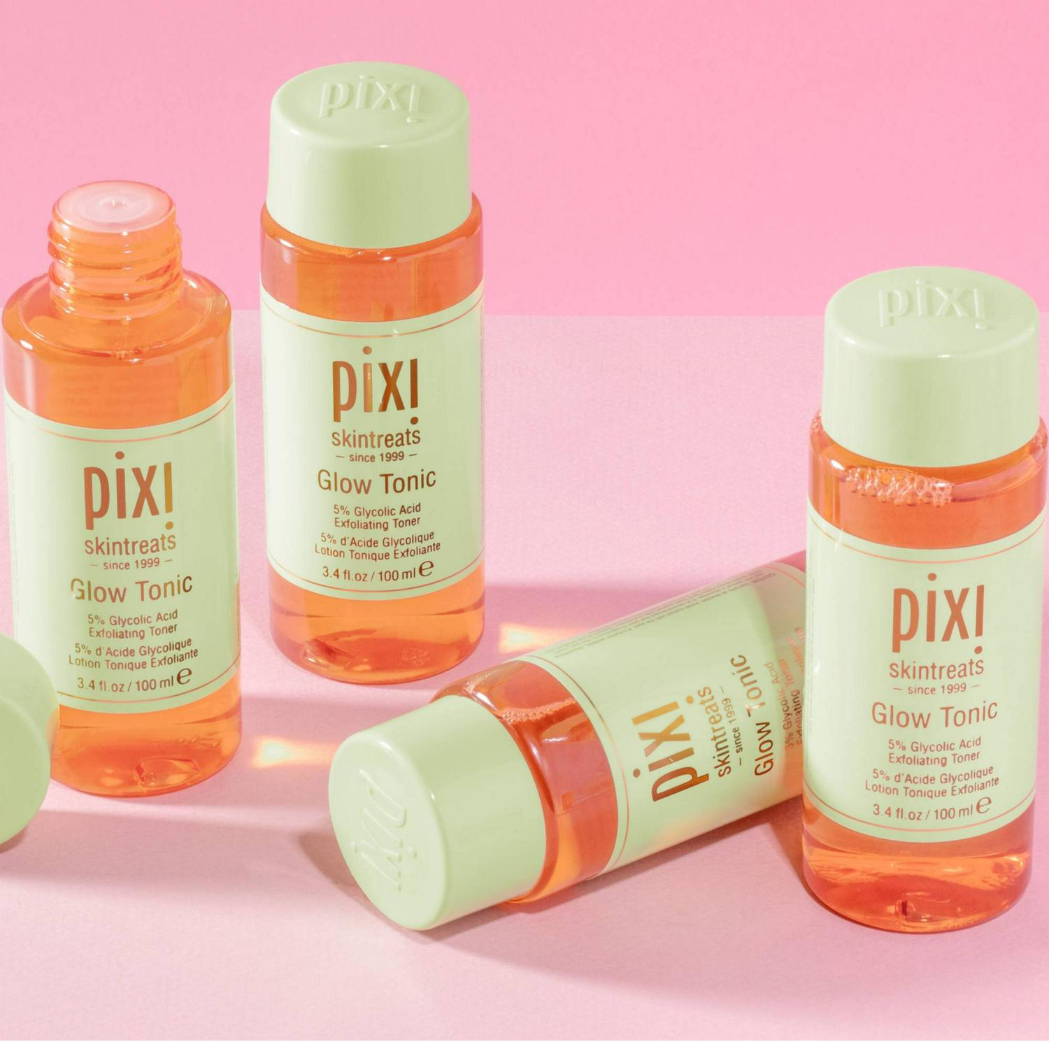 Pixi Glow Tonic travel size 100ml, imported from the UK