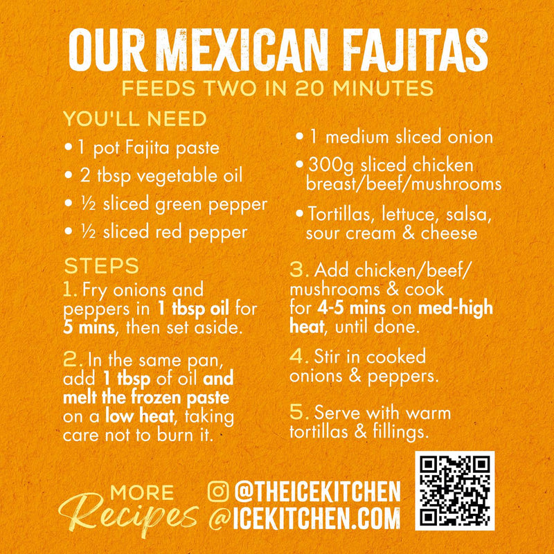 Ice Kitchen Mexican Fajita Paste 2 x 80g, UK version
